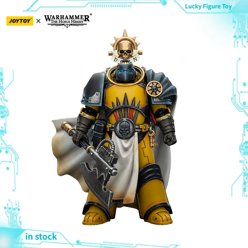 

【Предпродажа】JOYTOY Warhammer 40K Imperial Fists, библиотекарский консул с силовой топором и пистолетом болта, 1/18, экшн-фигурка, модель игрушки