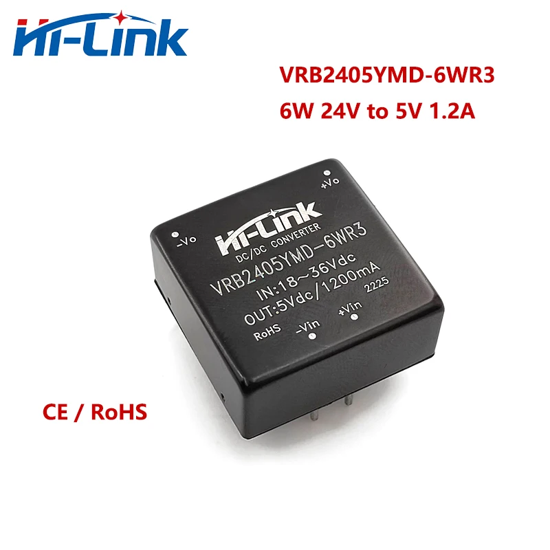 Hi-Link VRB2403/VRB2405/VRB2409/VRB2412/VRB2415/VRB2424YMD-6WR3 DC-DC isolated stable voltage output power supply