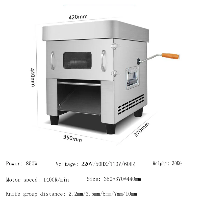 حار بيع متعددة الوظائف الجدول آلة تقطيع اللحوم التجارية أفضل آلة تقطيع اللحوم الخام التجارية