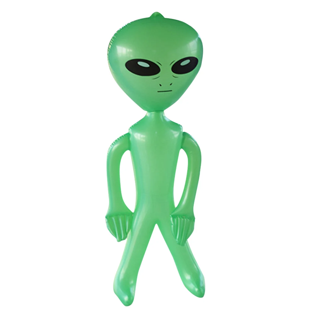 Mini Inflatable Alien Statue Wear-Resistant Novelty House Decor for Classroom Halloween Party