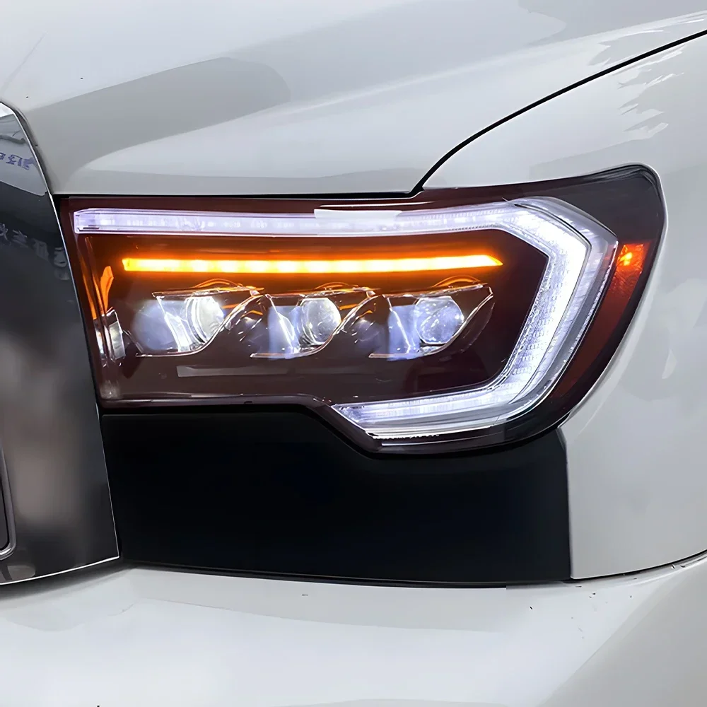 2007-2013 for  for Tundra Sequoia Car Front Lamps 100W LED Auto Headlights Assembly Upgrade Dynamic 3 Projector Lens New