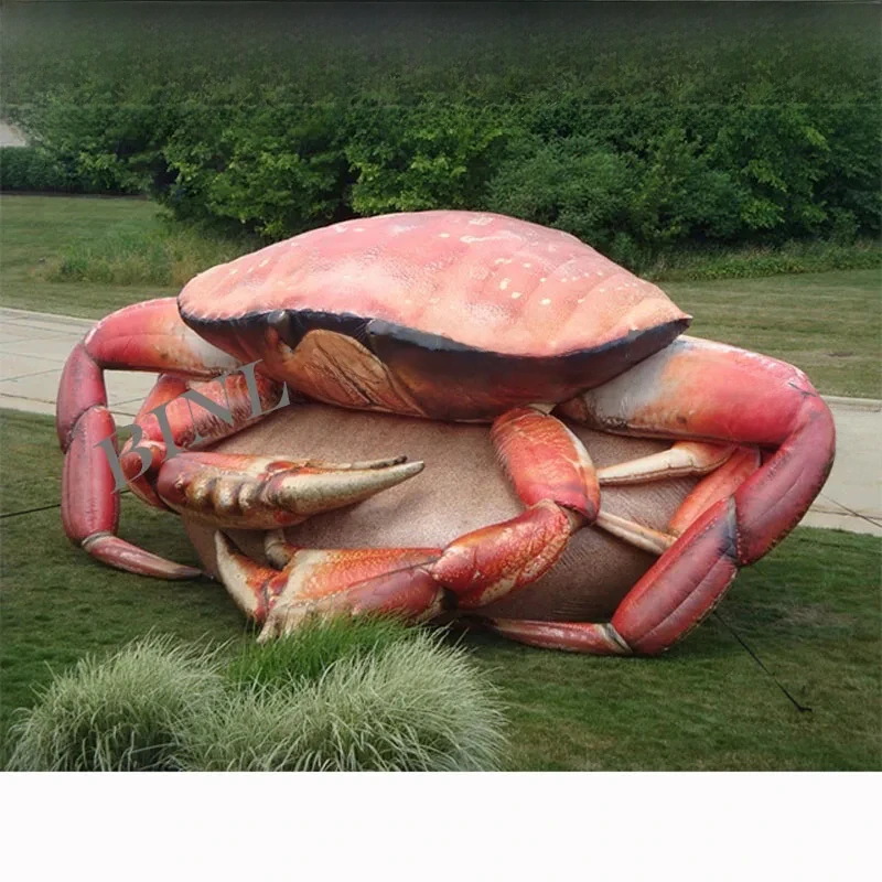 advertising inflatable  Lifelike giant crab Customized inflatable sea food for mall decoration