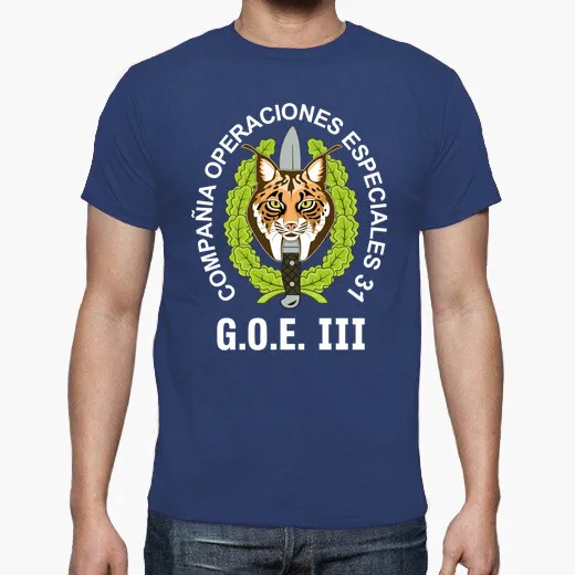 Spanish Legion GOE III COE 31 Mod 1 Special Operations Emblem T-Shirt. Summer Cotton O-neck Men's Short Sleeve T-Shirt New S-3XL