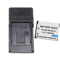 Camera Battery or Charger for Nikon EN-EL19 Coolpix A100 A300 S100 S33 S32 S2550 S2500  S270 S2600 S2750 S3100 S2800 W150 W100