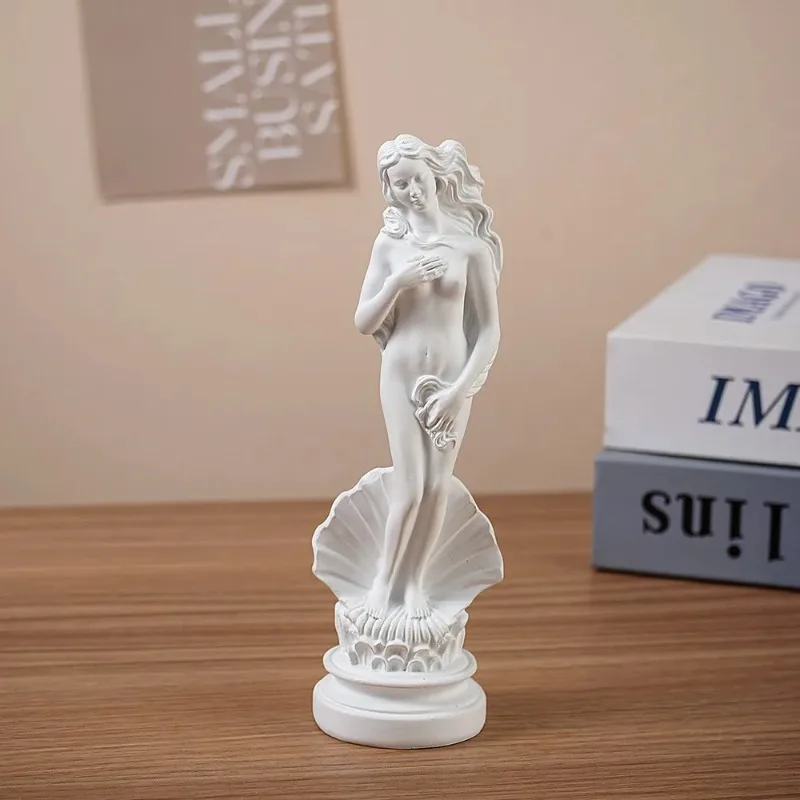 Venus Goddess Resin Statue Greek Mythology Aphrodite Figure Ornament Home Living Room Art Studio Sketching Crafts Ornament