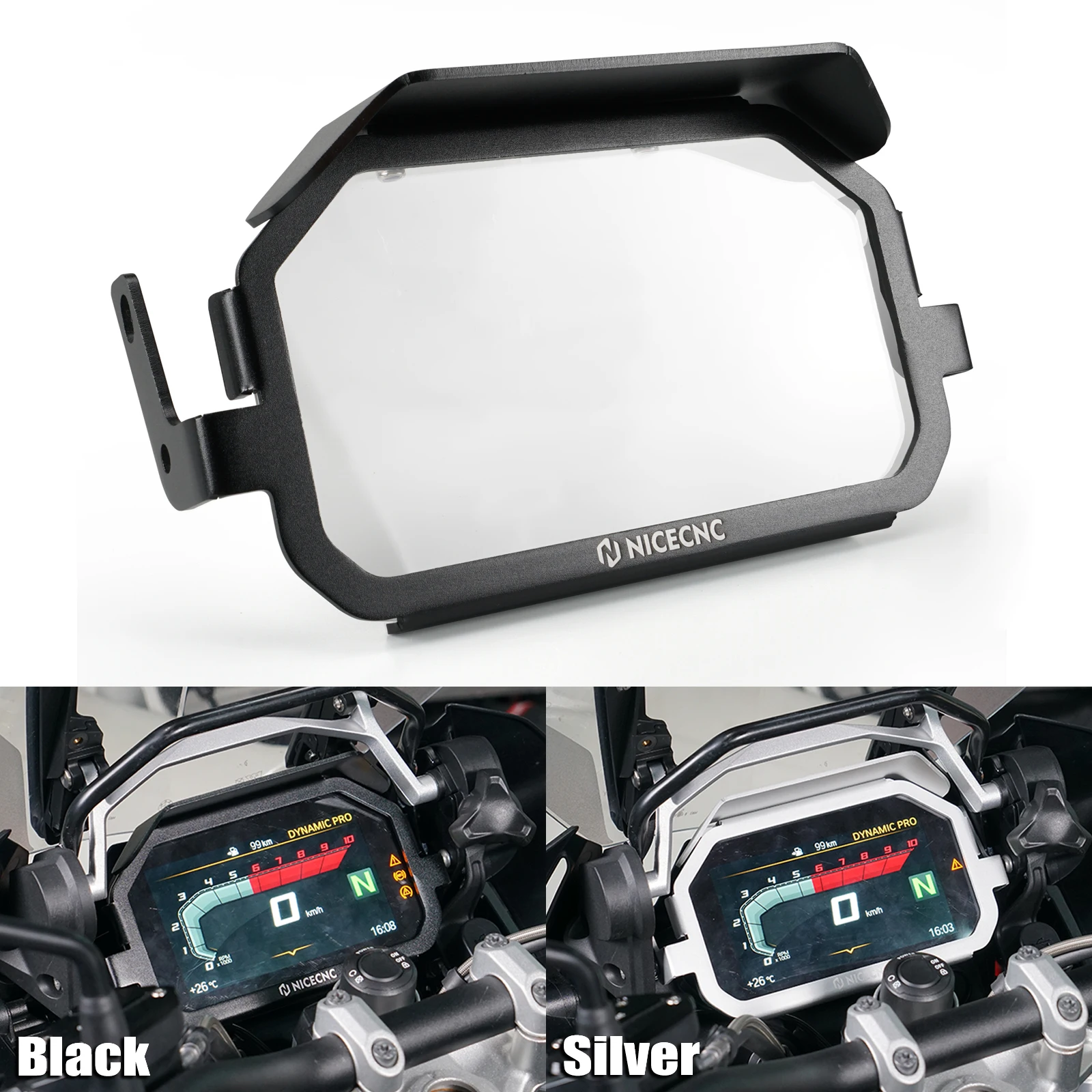 Pantalla para salpicadero de BMW, marco de bloqueo, visera solar para modelos R1250GS, Adventure, R1250GSA, 2018-2024, R1200GS, Adventure, 2013-18