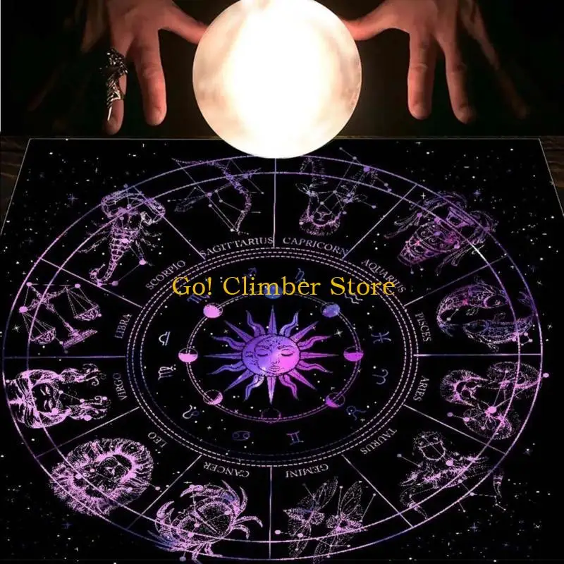 

Q84C квадратная форма маятник маятник алтарь табличка настольная игра для игры настольная карта настольная ткань столовая ткань