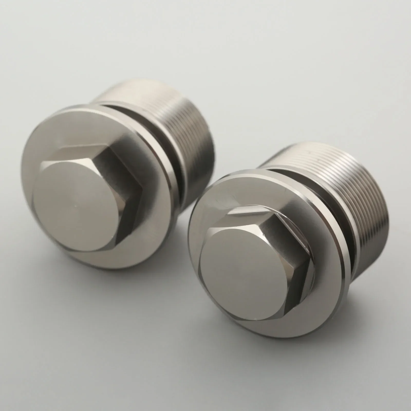 2Pcs(1 Pair) Motorcycle CNC Aluminum Front Shock Absorber Fork Screws Cap Cover Fit for Honda CBR 150/CBF 125,Gray/Orange Color - view 6