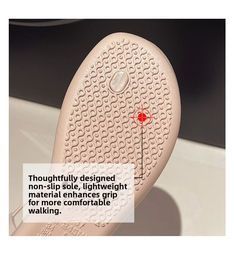 2025 Sommer Neuer Stil Flache Offene Sandalen Leichtes Anti-Rutsch-Design Vielseitige Hochwertige Römische Sandalen für... – Detail 3