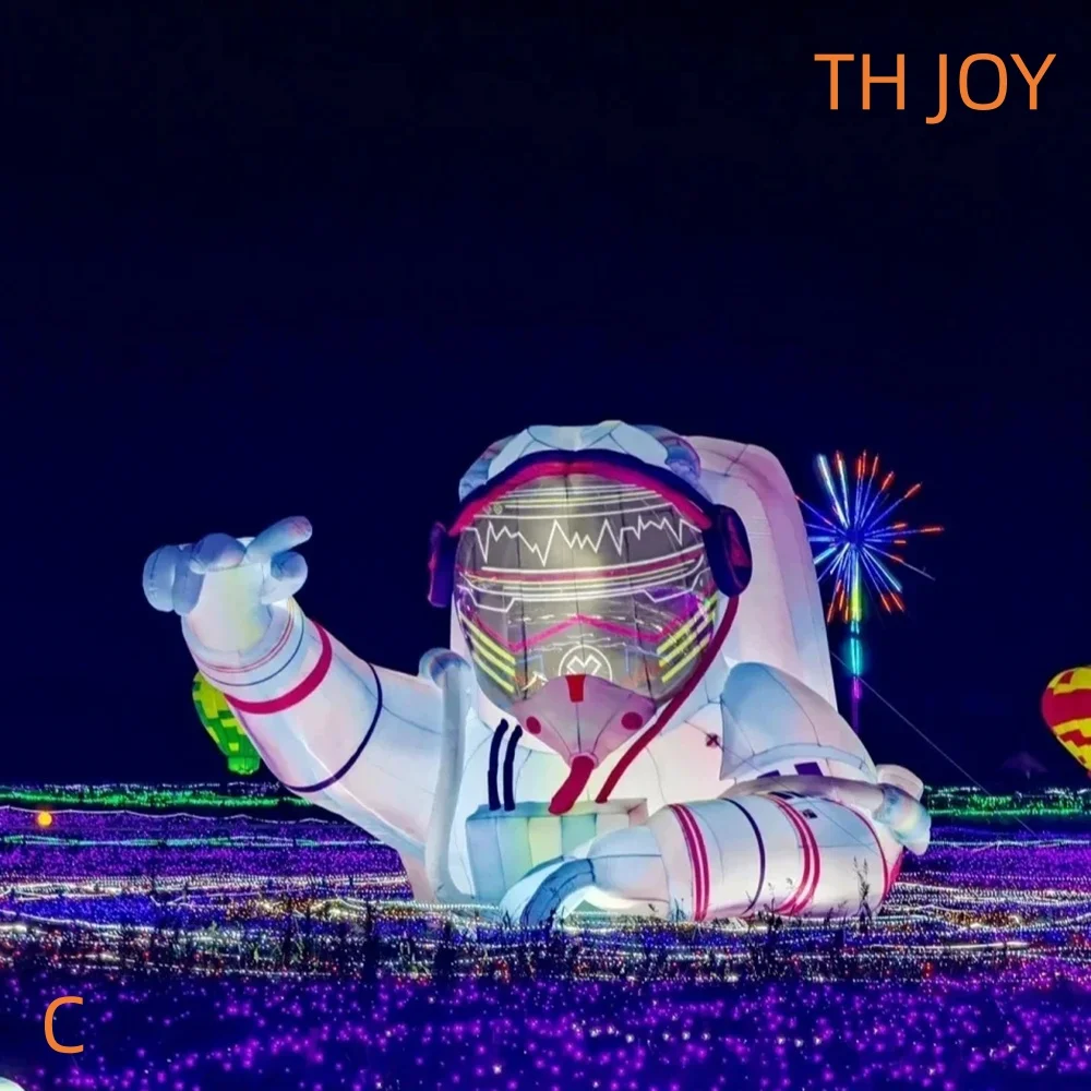 

outdoor giant Inflatable Astronaut Spaceman Balloon with LED light for Advertisement Decoration