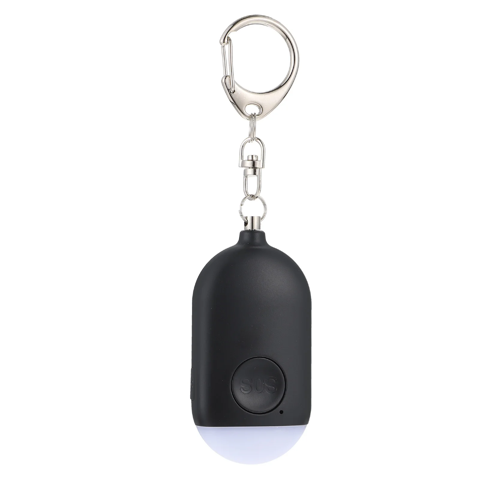1Set Persoonlijk Alarm Oplaadbare Luide Draagbare Mini Sleutelhanger Outdoor Vrouwen Alarm Zelf Sleutelhanger voor Vrouwen
