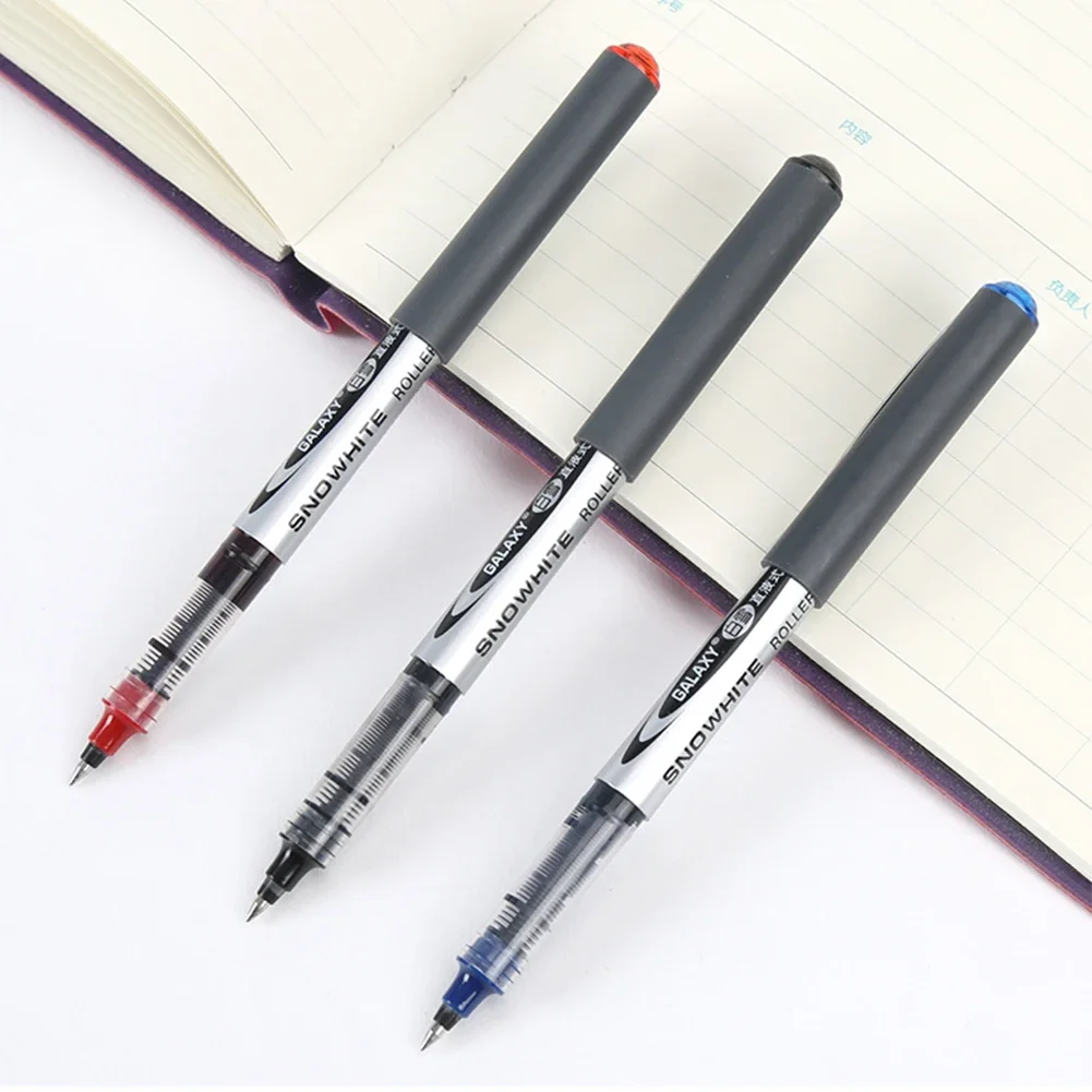 Ink Fine Nib Gel Pens Big Capacity High Quality Student School Office Stationery Roller Ball Pen Multiple Colour Ballpoint Pens