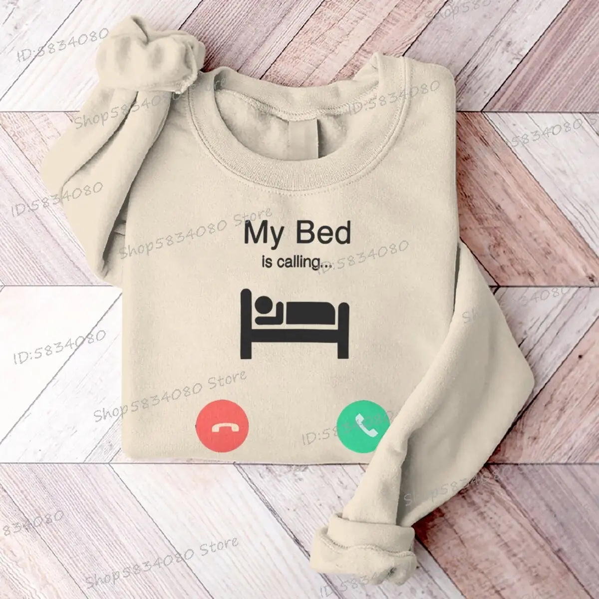 My Bed Is Calling بلوزات جرافيك للرجال والنساء تصميم مكالمة هاتفية مضحك على سويت شيرت بقلنسوة للجنسين ملابس رجالي ونسائية #4