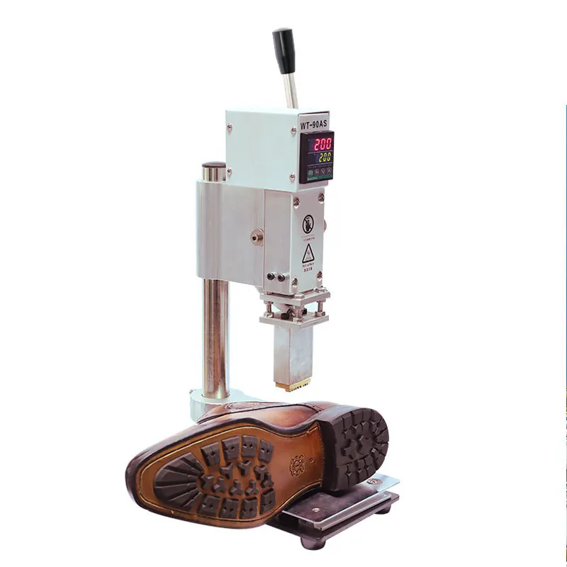 Leather Embossing Heat Press Machine Small Manual Digital Custom Logo Stamp Hot Stamping Machine For Wood PVC Paper