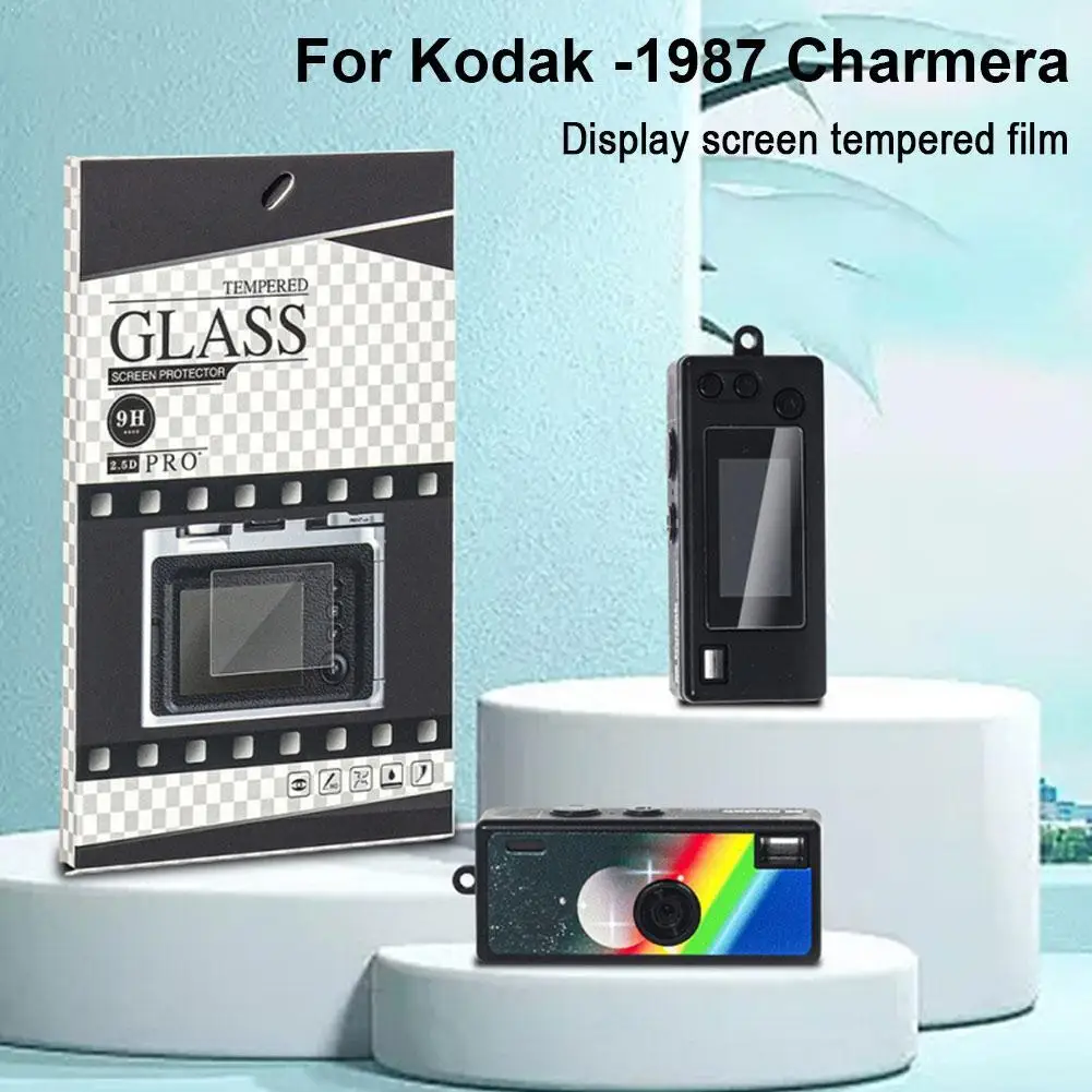 Película Protetora de Tela Temperada para Câmera CCD Kodak -1987 Charmera