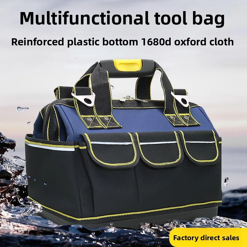 

Factory Direct Multifunctional Tool Bag Wear Resistant Heavy Duty Storage Bag Portable Handbag for Electrician Carpenter