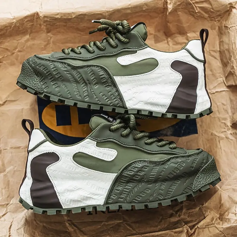 أحذية رياضية رجالية فاخرة لكرة السلة منصة كلاسيكية إسفين أحذية رياضية سميكة الدانتيل يصل الصالة الرياضية Tenis حجم كبير 47 48 - أحذية فاخرة للرجال #6