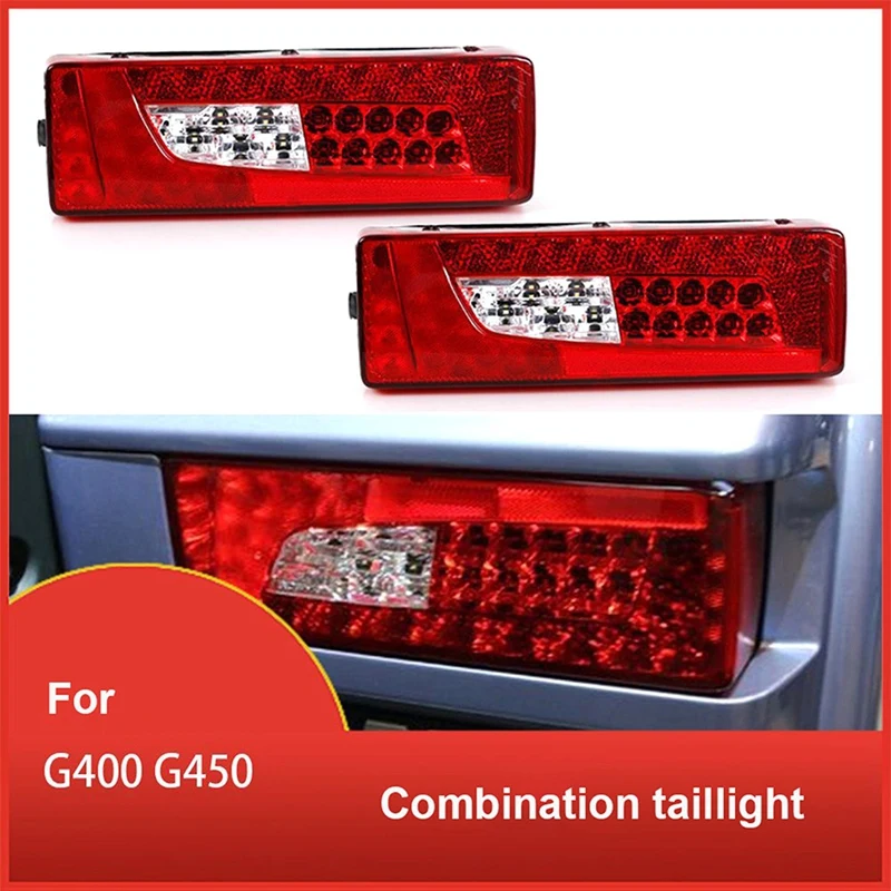 24V Truck LED Rear Lamps Taillights Tail Lights With Buzzer For Scania Trailer