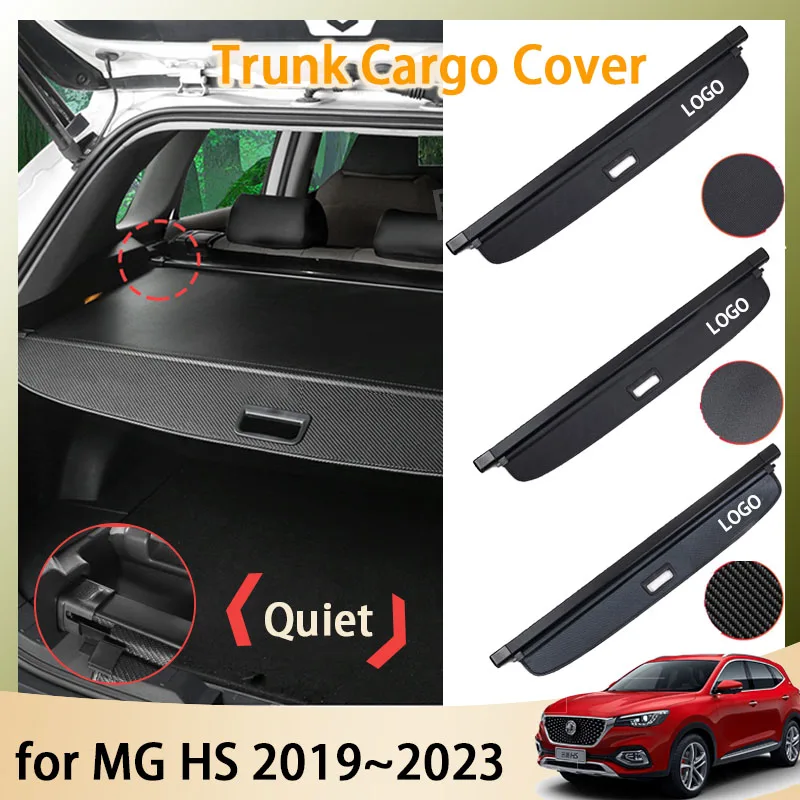 Carbon Fiber for MG HS 2021 MGHS Ehs PHEV 2019~2023 2022 2021 Accessorie Trunk Curtain Mat Rear Curtain Retractable Anti-peeping