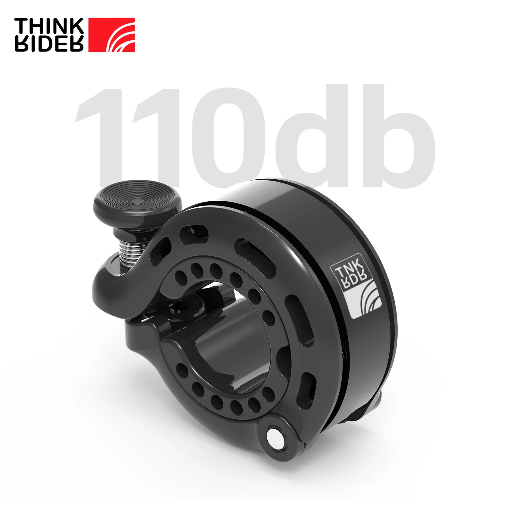 ThinkRider Upgrade dzwonek rowerowy 110dB dzwonek głośny klakson rowerowy innowacyjny Mini dzwonek ze stopu aluminium rower MTB dzwonek rowerowy