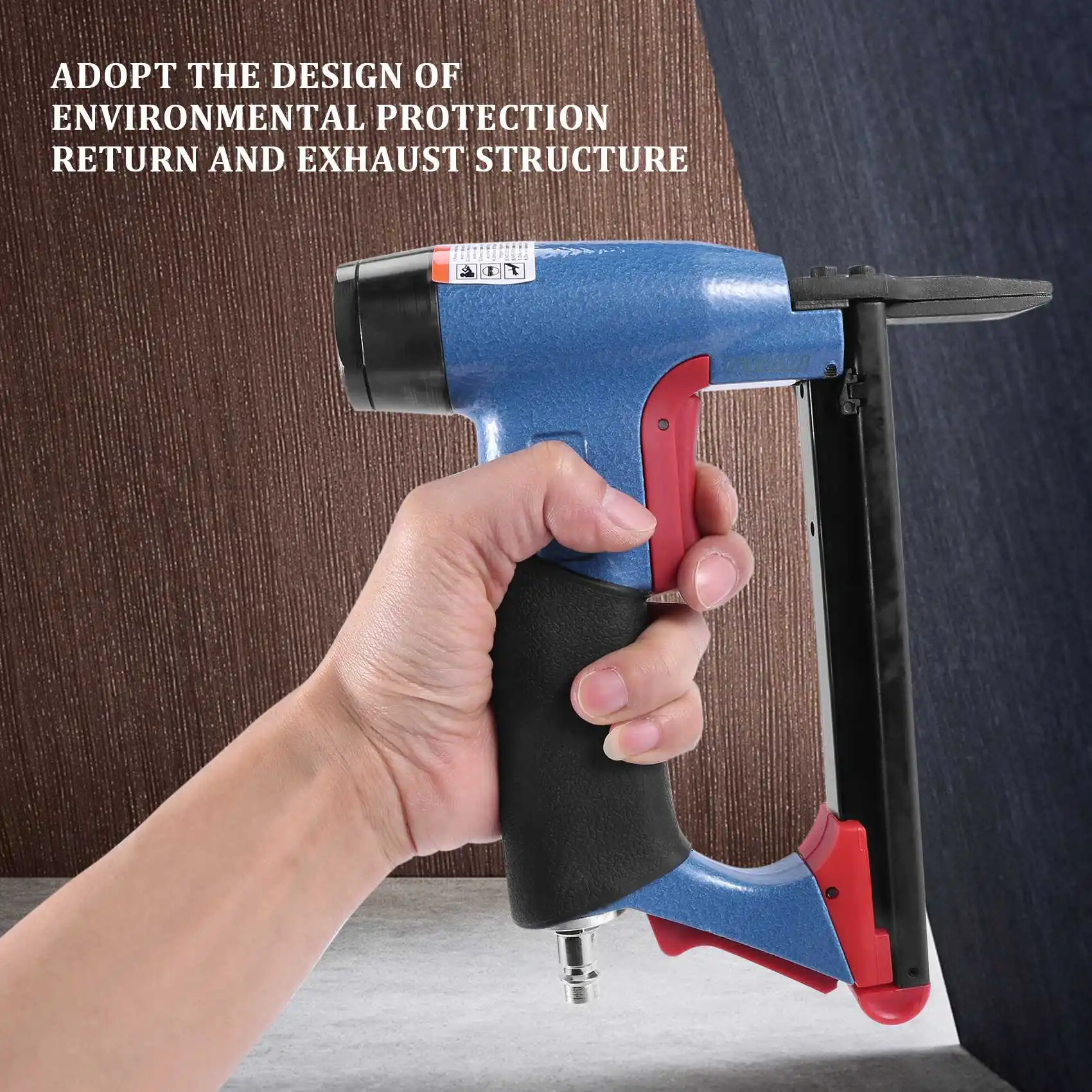 

AT14 8016LN Long Mouth BeA Pneumatic Air Stapler Nailer Fine Stapler Tool for Furniture Nailer Tool Pneumatic Air Power Tool