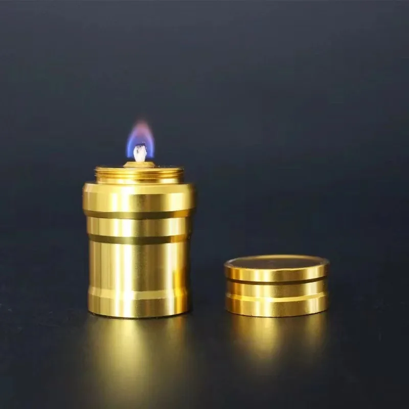 Aluminum Alloy Alcohol Lamp With Wick Mini Burner Heated Small Alcohol Burner for Outdoor Survival Camping Portable Outdoor Tool view 4