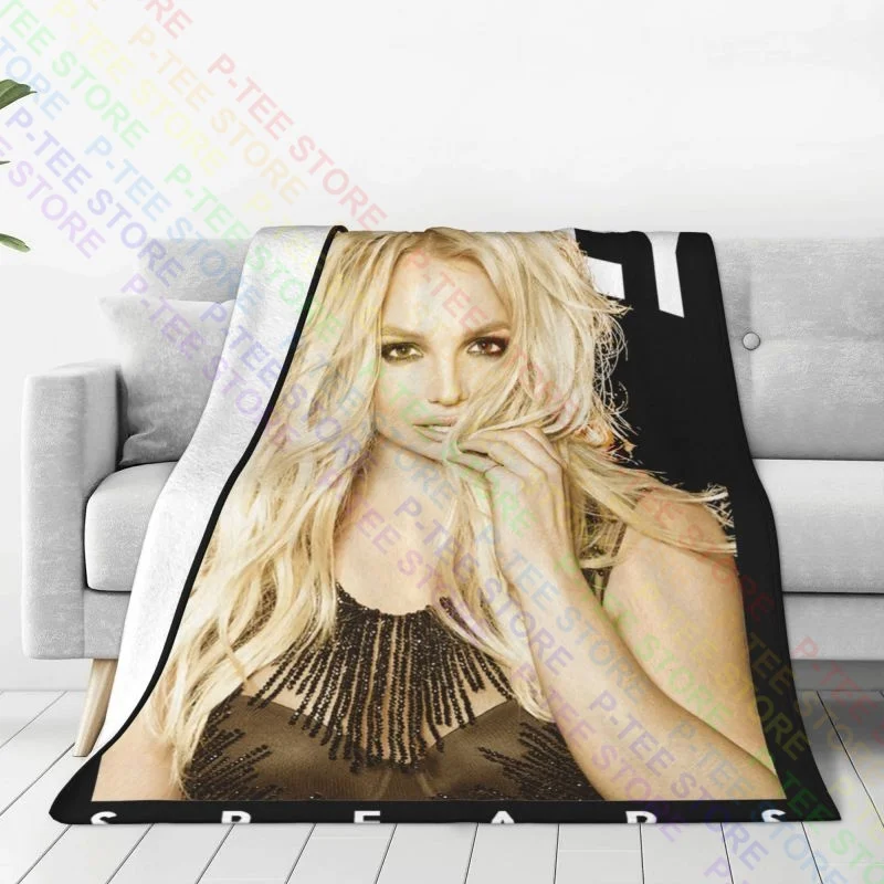 Britney Spears Photo Blanket Soft Bedroom Microfiber Couch Blanket Home Decotation