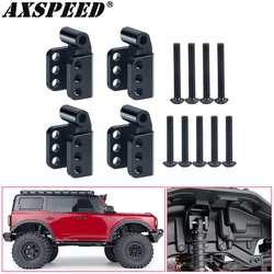 AXSPEED Metal TRX4 Shock Mount regulowane wieże do TRX-4 obrońcy Bronco 4WD 1/10 części zdalnie sterowany samochód gąsienicowy