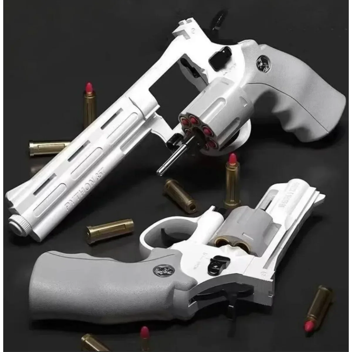 Perfect Continuous Fire ZP5 357 Revolver Launcher Speelgoedpistool met Zachte Dart Kogels voor CS Outdoor Game Leuke Cadeaus voor Baby