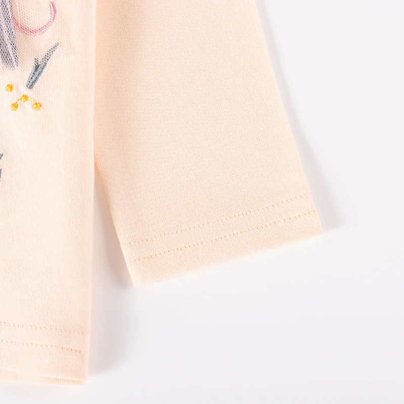Little maven Kinderkleidung Baby Mädchen Kinderkleidung Herbst 2026 Cartoon-Maus Langarm-T-Shirt Frühling Baumwoll-Oberteile – Detail 5