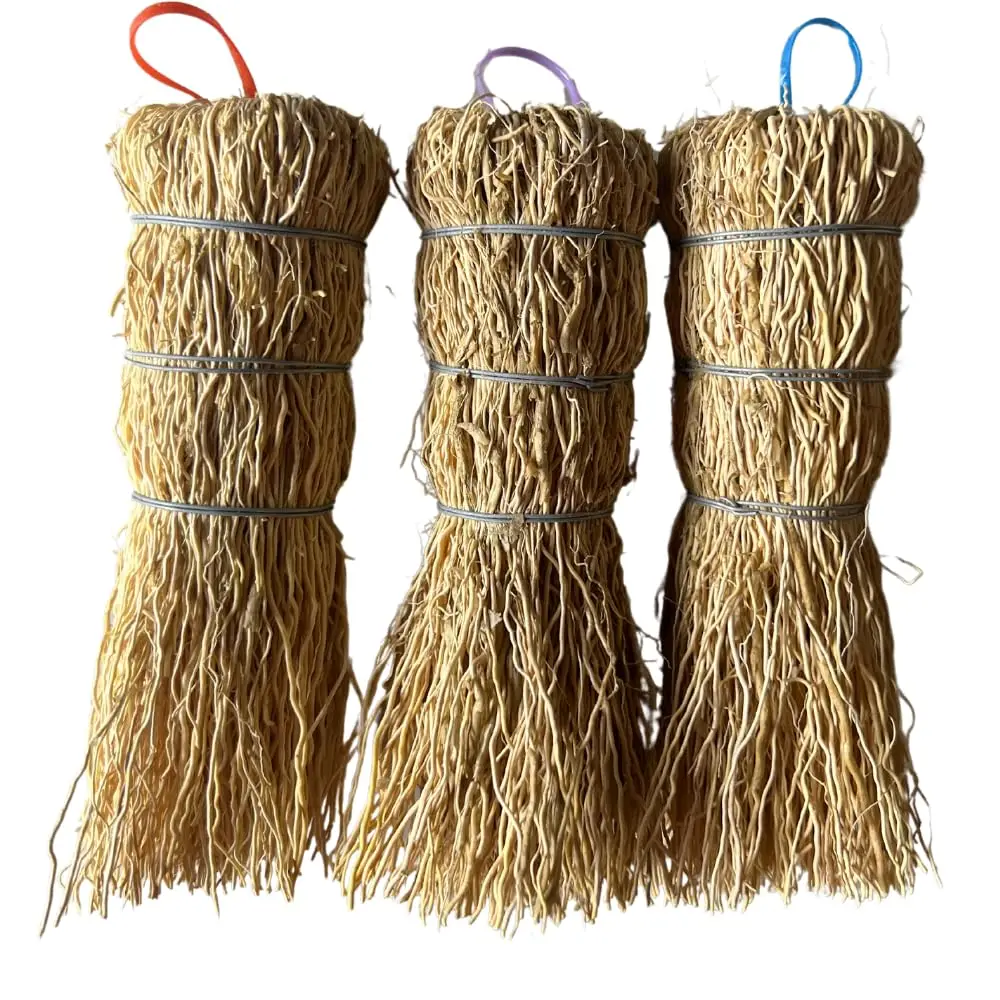 

Набор из 3 щеток для мытья посуды из натуральных волокон - Мексиканская щетка Escobeta de Raiz Natural 5 дюймов с подвесками - Экологичное решение для уборки на кухне