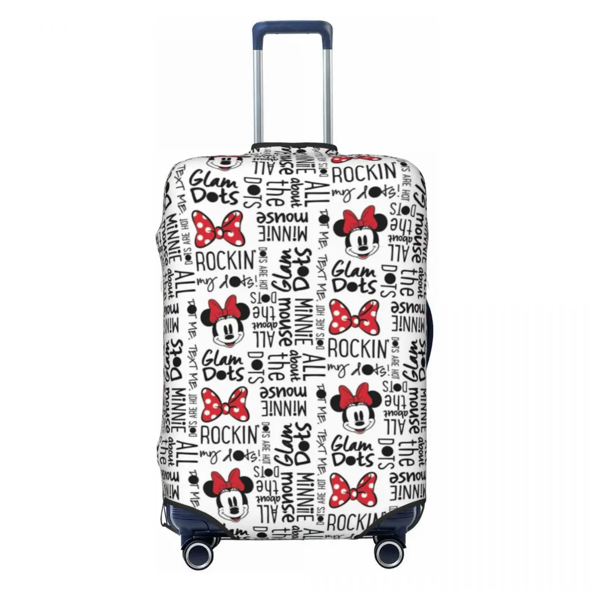 

Custom Mickey Mouse Travel Luggage Cover Elastic Suitcase Cover Protector Fit 18-32 Inch