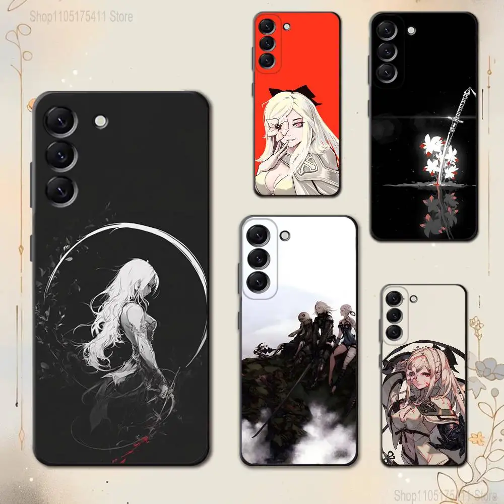 

Game D-Drakengard Z-Zero Phone Case For Samsung Galaxy A 73,72,51,53,52,71,22,5G,Note,J7,8,9 Soft Black Cover