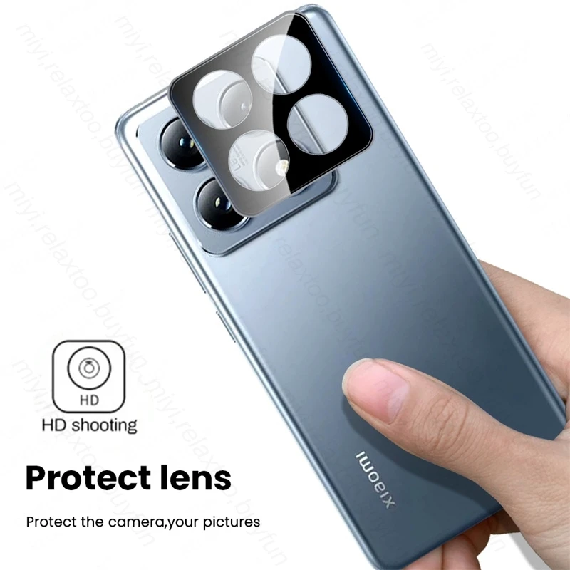 Xiaomi14TPro Case 2Pcs 3D Glass Curved Camera Protector for Xiaomi 14T 14 T Pro T14 14TPro 5G HD Lens Tempered Glass Xiaomi14T