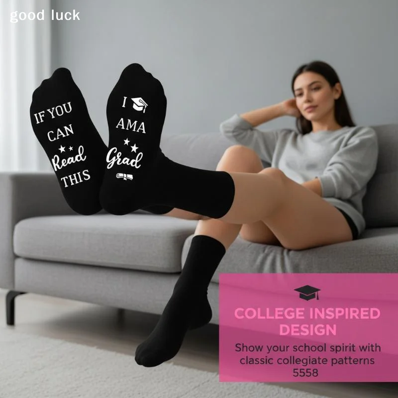 

Носки Class Of 2026, элегантные, дышащие, удобные, всесезонные, для тренировок и активного отдыха, подарок на день рождения, праздник, размер S