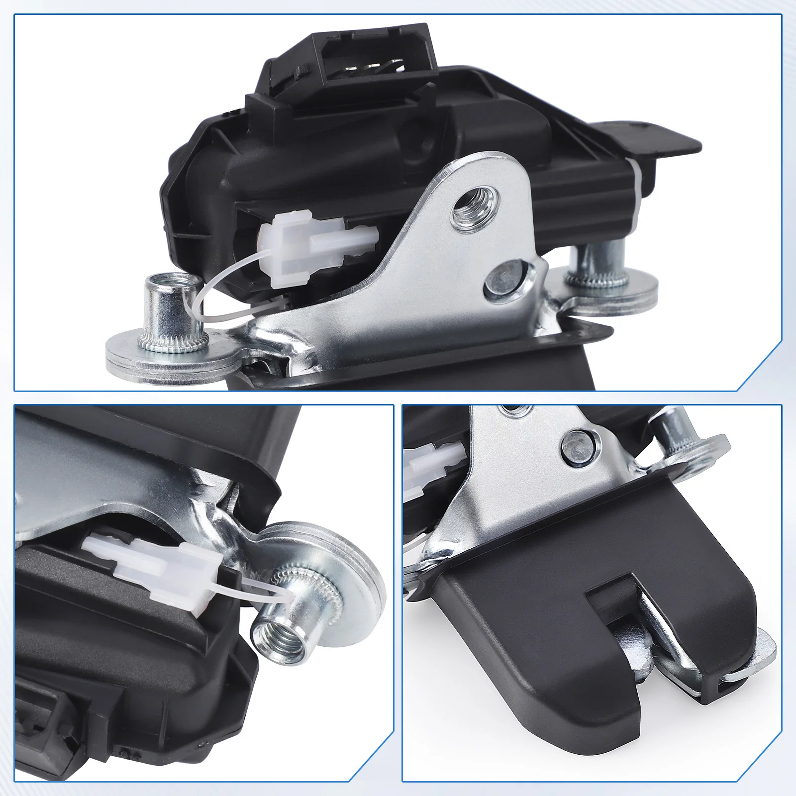 Tailgate Trunk Latch Mechanism Trunk Door Lock Actuator Fit for Skoda Fabia Roomster 2006-2015 5J0827501D 5J0827501B 5J0827501C 5