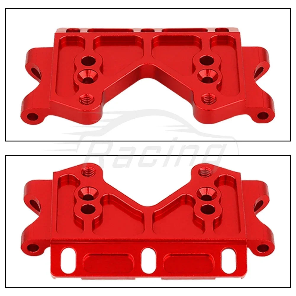 Mampara inferior delantera de aleación de aluminio, pieza de actualización de repuesto para 1/10 RC Traxxas Slash 2WD Rustler Stampede Bandit, piezas de coche