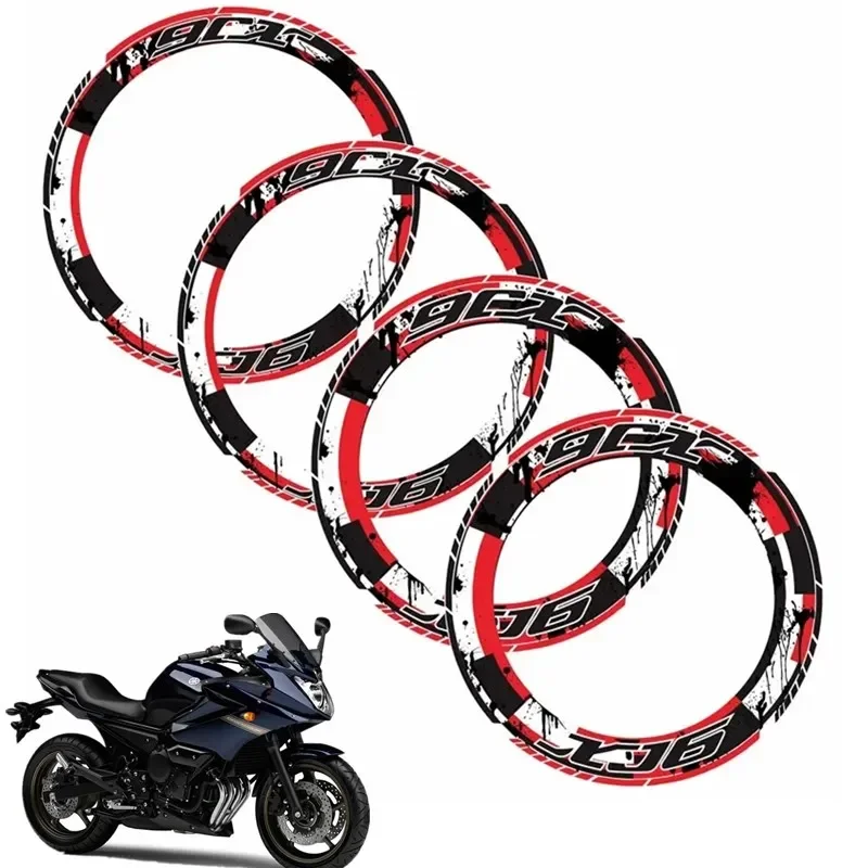 FOR All YAMAHA XJ 6 XJ6 Motorbike Parts Contour Wheel Decoration Decal Sticker - 1