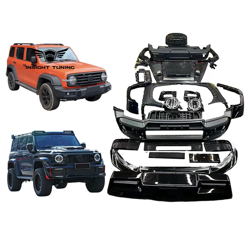 

High Fitment 5 Door Suv G900 Car Accessories Front Bumper Bodykit for WEY Tank 300 Upgrade to B-Barbus Body Kit 2020-2021