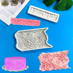 Cake border Lace decoration shims Lace rose strip silicone mold strip rimming fondant cake decoration mold