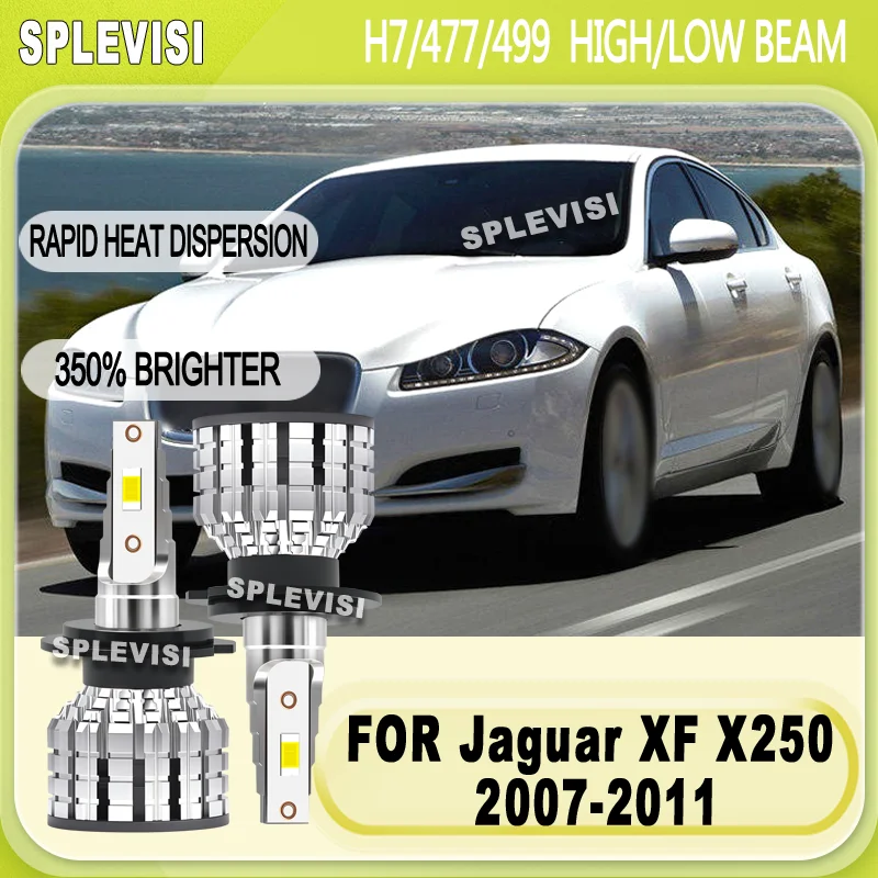 

Stable beam One-click Installation Fast Heat Dissipation H7 LED HIGH/LOW BEAM For Jaguar XF X250 2007 2008 2009 2010 2011