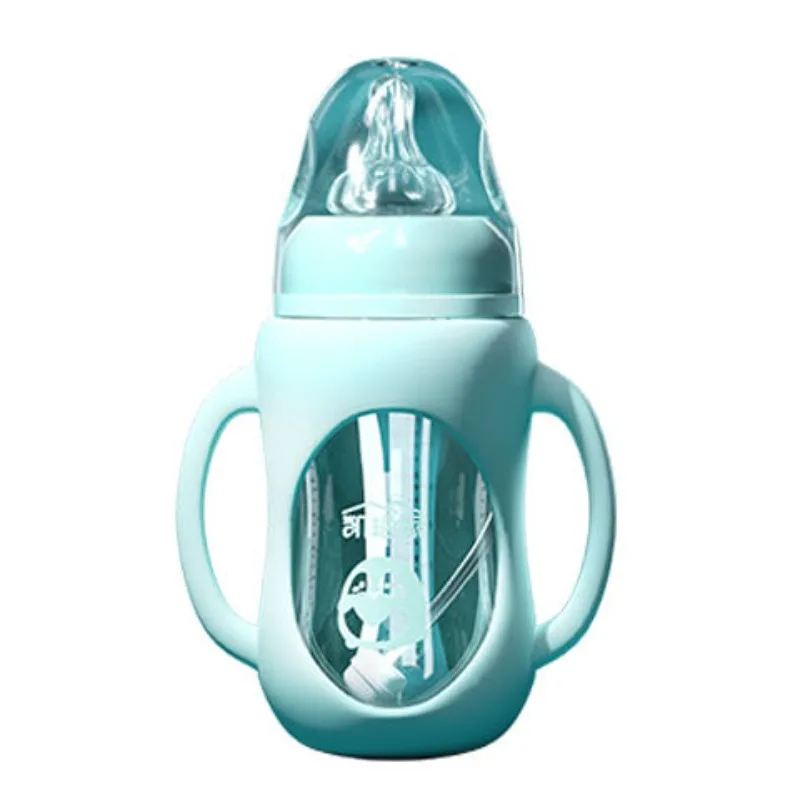 Baby Accessories Hand Shank for Feeder Bottle Grip Handle for Natural Wide Mouth PP Glass Baby Feeding Bottles