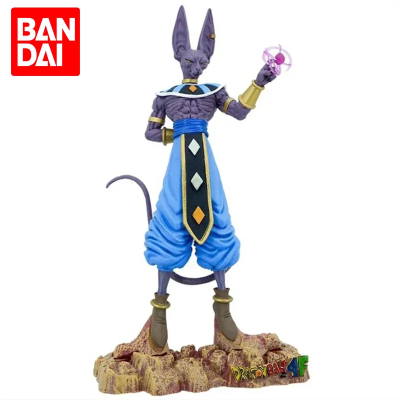 BANDAI In Stock 30cm Anime Dragon Ball Z Beerus Figure Super God of Destruction Figures Collection Model Toy For Children Gifts