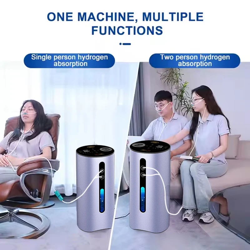 Generatore di idrogeno 500ml/1000ml/1350ml/min Idrogeno Ossigeno Macchina per inalazione Terapia 99.99% Purezza Idrogeno Inalatore Macchina