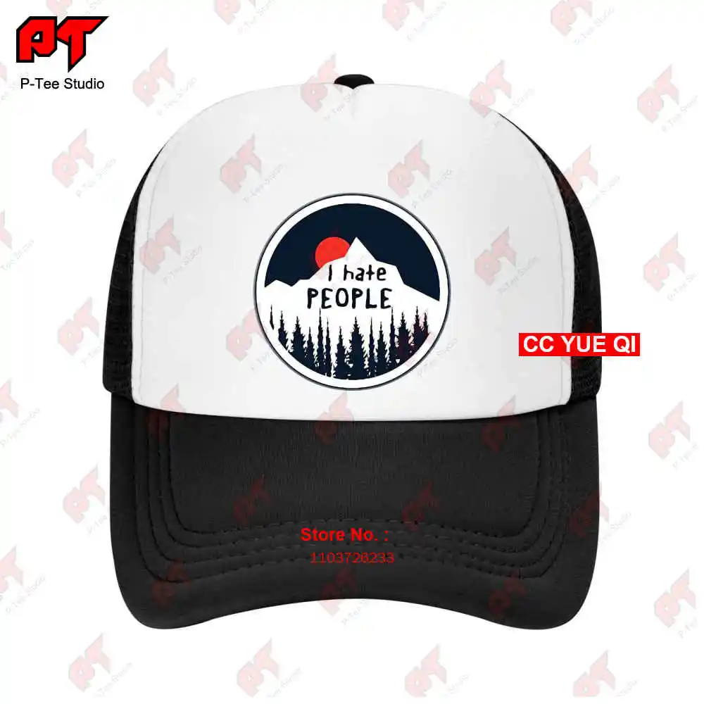 Camping I Hate People Baseball Caps Truck Cap ZEYB