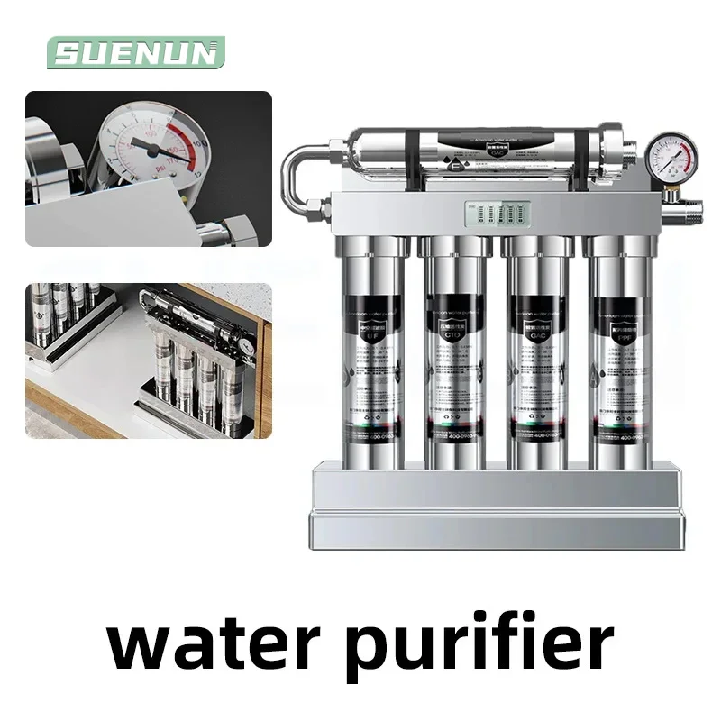 

Kitchen Water Filter Drinking Water Ultrafiltration Water Purifier Reverse osmosis Stainless Steel Tap Water Filter Direct Drink