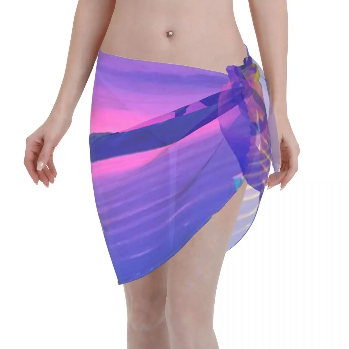 Promotion One Last Look Women's Beach Wrap SkirtWater Sport Break Outfit Beach Sarong