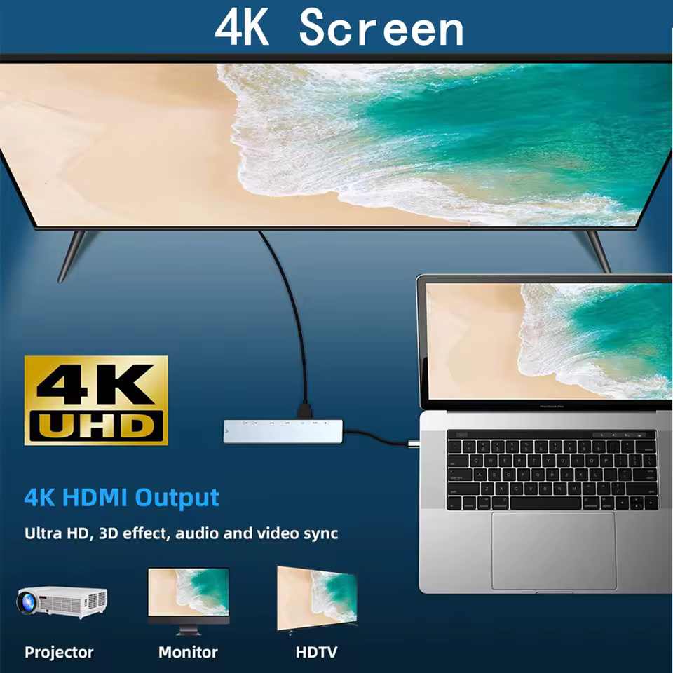 11/12-in-1 USB C 도크
