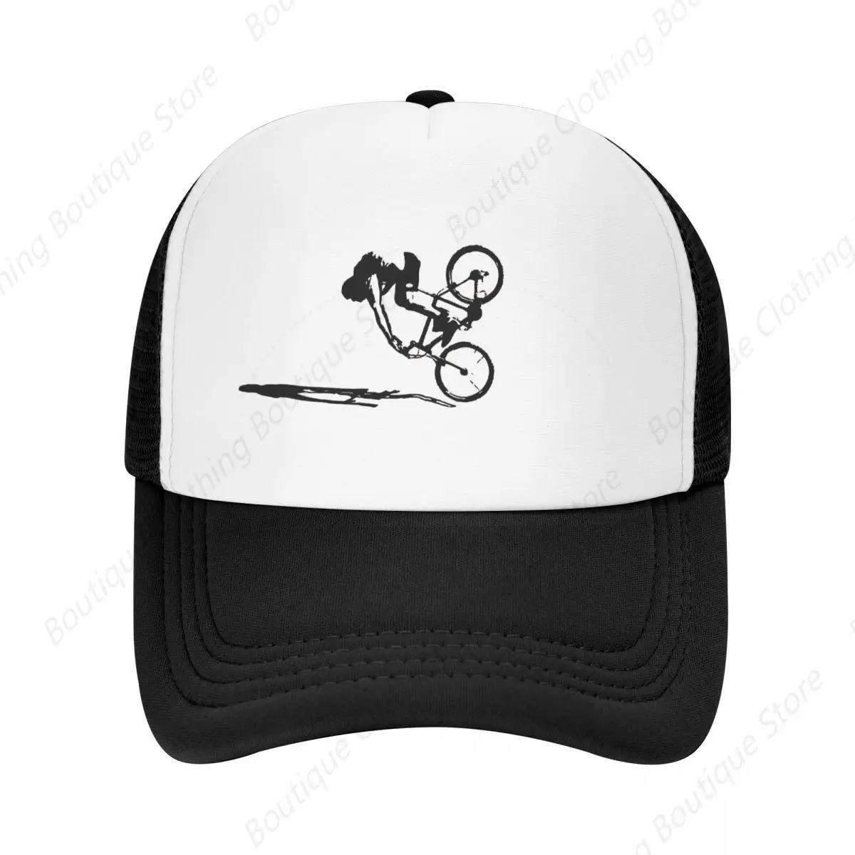 Mountain Bike MTB Cycling Trucker Hats Twisted Wheels Crash Mesh Net Baseball Cap Snapback Sadjustable Peaked Hat For Men Women