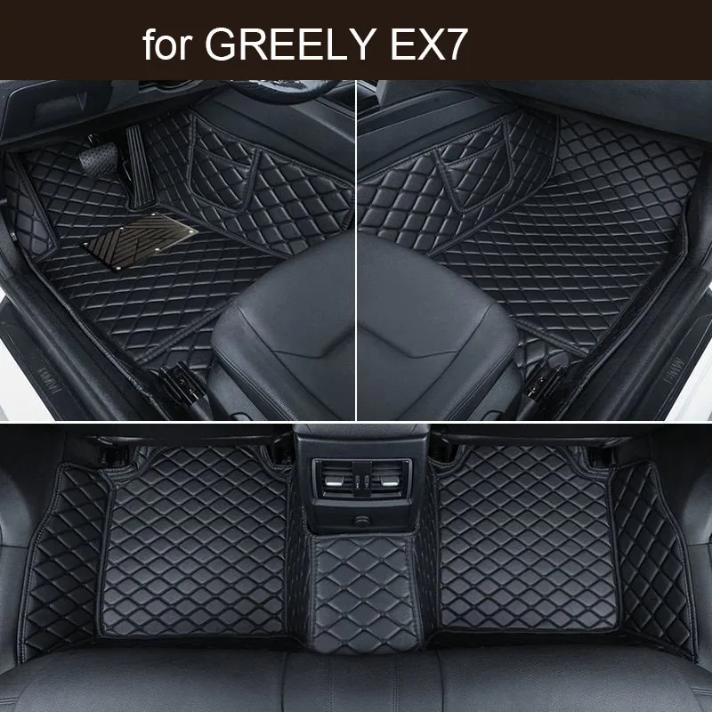

Автомобильные коврики для GREELY EX7 2014-2016, аксессуары, индивидуальные автомобильные коврики
